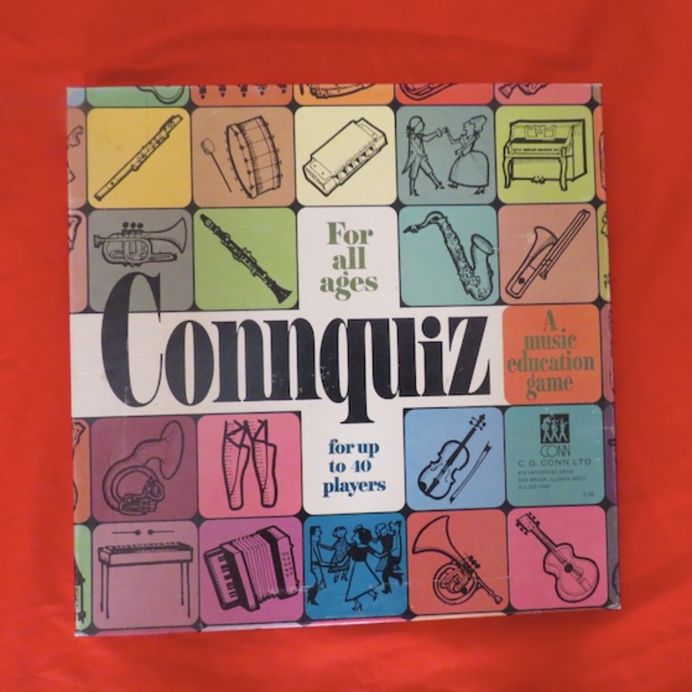Vintage Connquiz Conquiz Music Game   NEVER USED